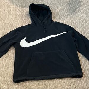 Nike Black fleece/fuzzy hoodie